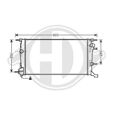 Diederichs Kühler, Motorkühlung [Hersteller-Nr. DCM2946] für Renault