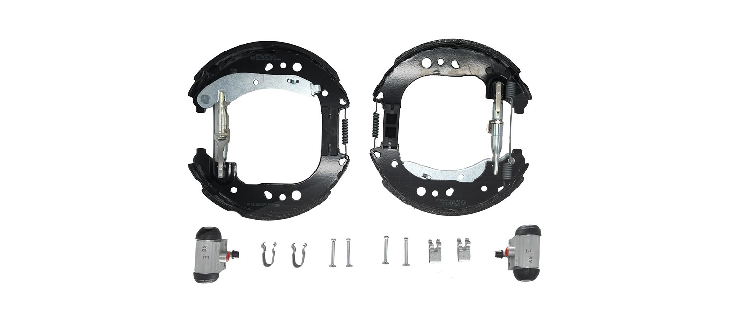 Hella Bremsbackensatz [Hersteller-Nr. 8DB355038-061] für VW, Skoda, Seat, Audi