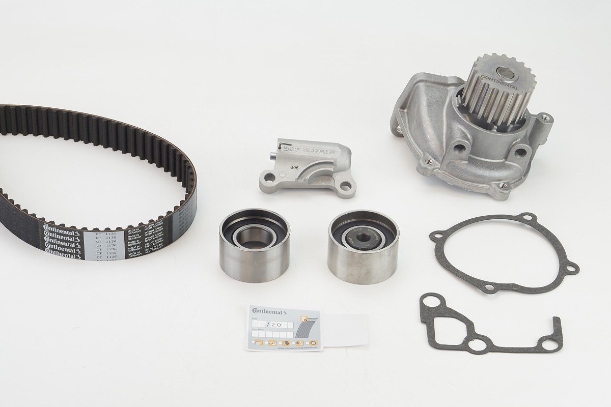Continental Ctam Wasserpumpe + Zahnriemensatz [Hersteller-Nr. CT1136WP1] für Mazda