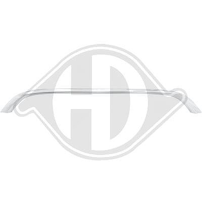 Diederichs Zier-/Schutzleiste, Kühlergitter [Hersteller-Nr. 1206841] für Mini