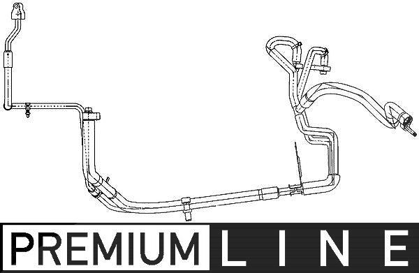 Mahle Hochdruck-/Niederdruckleitung, Klimaanlage [Hersteller-Nr. AP113000P] für Ford
