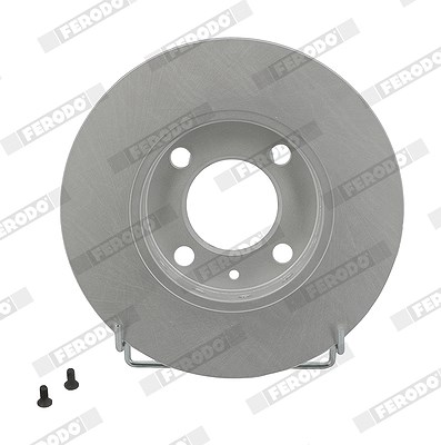 Ferodo Bremsscheibe Vorderachse Belüftet [Hersteller-Nr. DDF812C] für BMW, Seat, VW