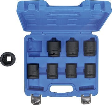 Bgs Kraft-Steckschlüssel-Einsatz-Satz - 3/4 - SW 22 - 38 mm - 8-tlg. [Hersteller-Nr. 5240]