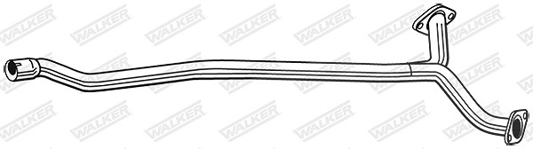 Walker Abgasrohr [Hersteller-Nr. 10695] für Mazda