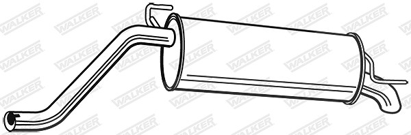 Walker Endschalldämpfer [Hersteller-Nr. 23670] für Fiat