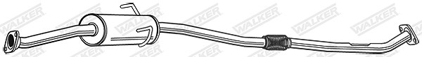 Walker Mittelschalldämpfer [Hersteller-Nr. 22906] für Toyota
