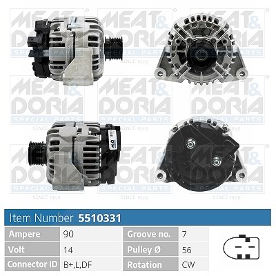 Meat & Doria Generator [Hersteller-Nr. 5510331] für Mercedes-Benz