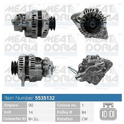 Meat & Doria Generator [Hersteller-Nr. 5535132] für Hyundai, Mitsubishi
