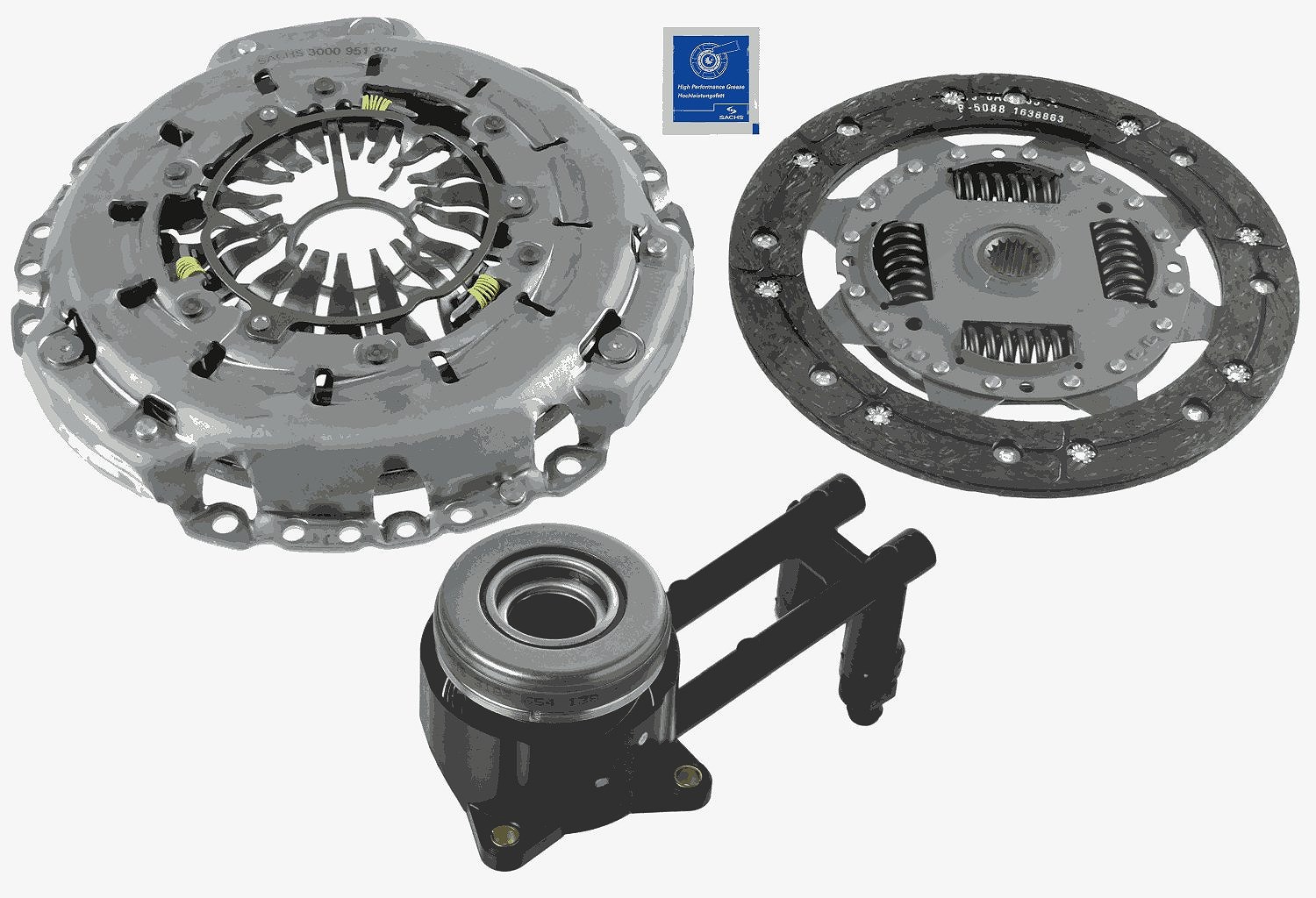Sachs Kupplungssatz [Hersteller-Nr. 3000990223] für Mazda, Ford