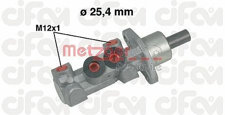 Metzger Autoteile Hauptbremszylinder [Hersteller-Nr. 202-451] für VW
