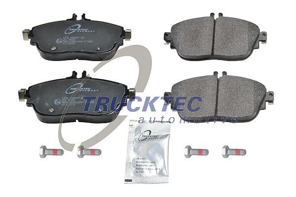 Trucktec Automotive Bremsbelagsatz, Scheibenbremse [Hersteller-Nr. 02.35.432] für Mercedes-Benz