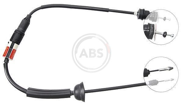 A.b.s. Seilzug, Kupplungsbetätigung [Hersteller-Nr. K27400] für Peugeot
