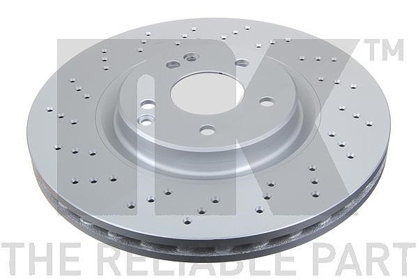 Nk 1x Bremsscheibe Vorderachse Belüftet [Hersteller-Nr. 3133117] für Mercedes-Benz