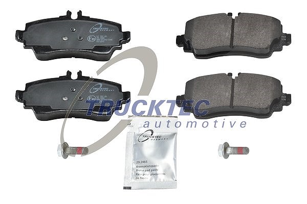 Trucktec Automotive Bremsbelagsatz, Scheibenbremse [Hersteller-Nr. 02.35.121] für Mercedes-Benz