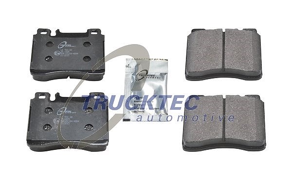 Trucktec Automotive Bremsbelagsatz, Scheibenbremse [Hersteller-Nr. 02.35.129] für Mercedes-Benz