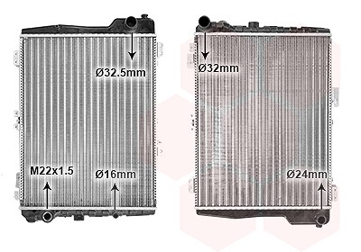 Van Wezel Kühler, Motorkühlung [Hersteller-Nr. 03002040] für Audi