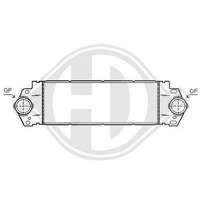 Diederichs Ladeluftkühler [Hersteller-Nr. DCA1076] für VW