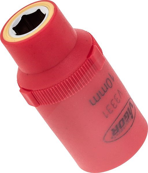 Vigor VDE Steckschlüsseleinsatz - 1/2 - Sechskant Profil - 10 mm [Hersteller-Nr. V3331]