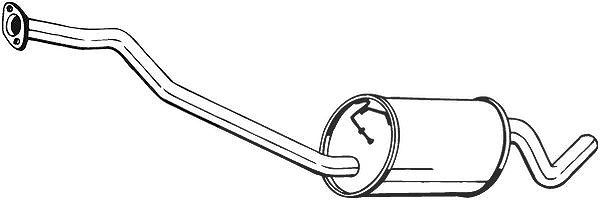 Bosal Mittelschalldämpfer [Hersteller-Nr. 281-845] für Ford