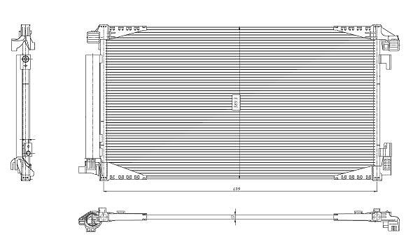 Nrf Kondensator, Klimaanlage [Hersteller-Nr. 350455] für Toyota