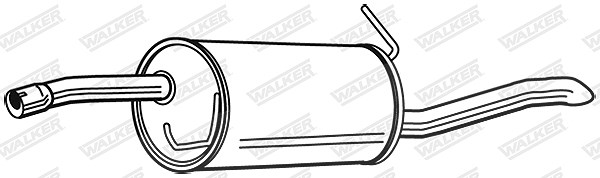 Walker Endschalldämpfer [Hersteller-Nr. 23159] für Ford