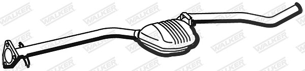 Walker Mittelschalldämpfer [Hersteller-Nr. 19388] für Vauxhall, Opel
