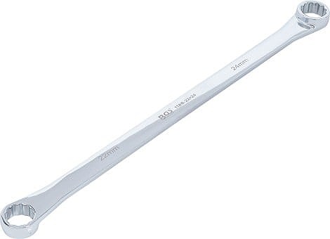Bgs Doppel-Ringschlüssel - extra lang - SW 22 x 24 mm [Hersteller-Nr. 1186-22X24]