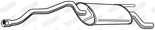 Walker Endschalldämpfer [Hersteller-Nr. 23204] für VW