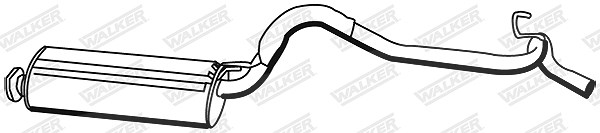Walker Endschalldämpfer [Hersteller-Nr. 22466] für Mitsubishi