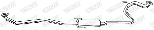 Walker Mittelschalldämpfer [Hersteller-Nr. 23373] für Toyota