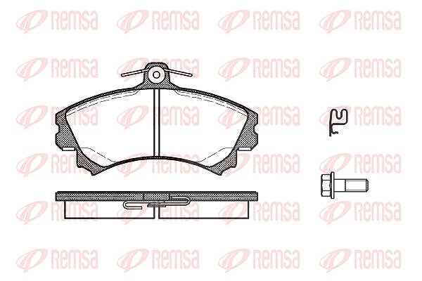 Kawe Bremsbelagsatz, Scheibenbremse [Hersteller-Nr. 059021] für Mitsubishi, Smart