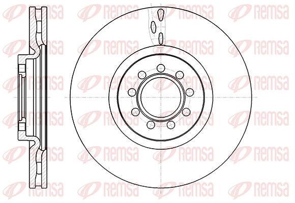 Kawe 1x Bremsscheibe [Hersteller-Nr. 6106110] für Iveco