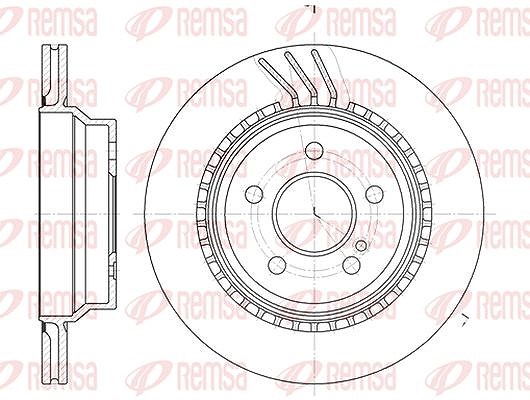 Kawe 1x Bremsscheibe [Hersteller-Nr. 676010] für Mercedes-Benz