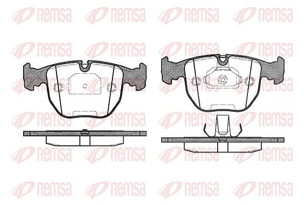 Kawe Bremsbelagsatz, Scheibenbremse [Hersteller-Nr. 059600] für BMW