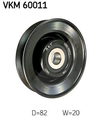 Skf Umlenk-/Führungsrolle, Keilriemen [Hersteller-Nr. VKM60011] für Daewoo