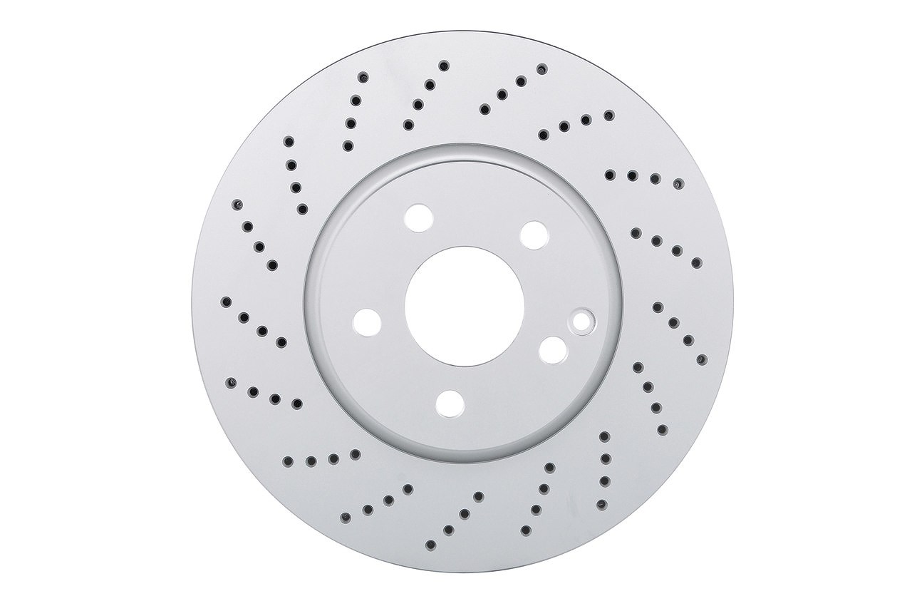 Bosch 1x Bremsscheibe Vorderachse Belüftet Gelocht [Hersteller-Nr. 0986479408] für Mercedes-Benz