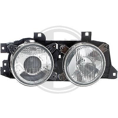 Diederichs Scheinwerfer H1/H1 ohne Stellmotor [Hersteller-Nr. 1222180] für BMW