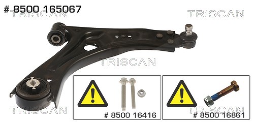 TRISCAN 8500165067 Lenker für Radaufhängung Querlenker Lenker für Ford - Bild 5