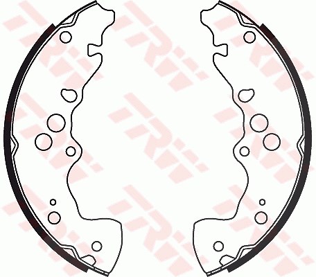 Trw Bremsbackensatz [Hersteller-Nr. GS8773] für Suzuki