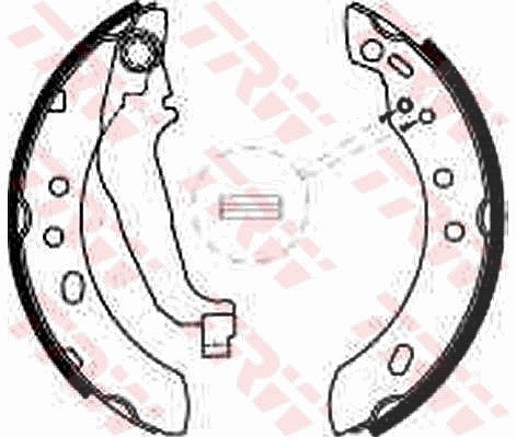 Trw Bremsbackensatz [Hersteller-Nr. GS8527] für Nissan