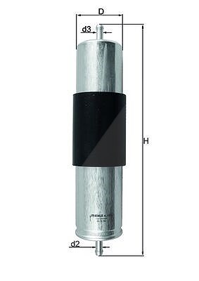 Mahle Kraftstofffilter [Hersteller-Nr. KL473] für BMW