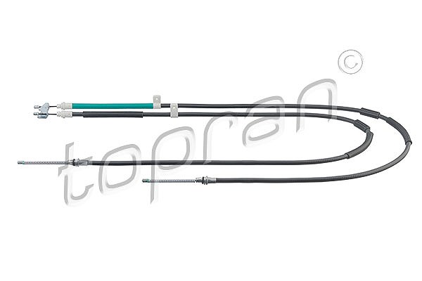 Topran Handbremsseil Trommelbremse Hinterachse [Hersteller-Nr. 301332] für Ford