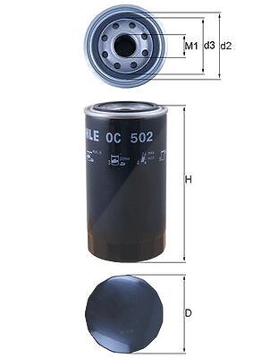 Mahle Ölfilter [Hersteller-Nr. OC502]