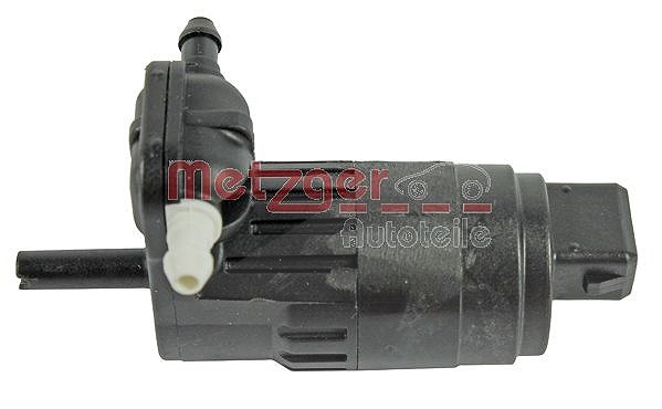 Metzger Autoteile Waschwasserpumpe, Scheibenreinigung [Hersteller-Nr. 2220046] für Citroën, Fiat, Jeep, Ford, Alfa Romeo, Peugeot, Abarth