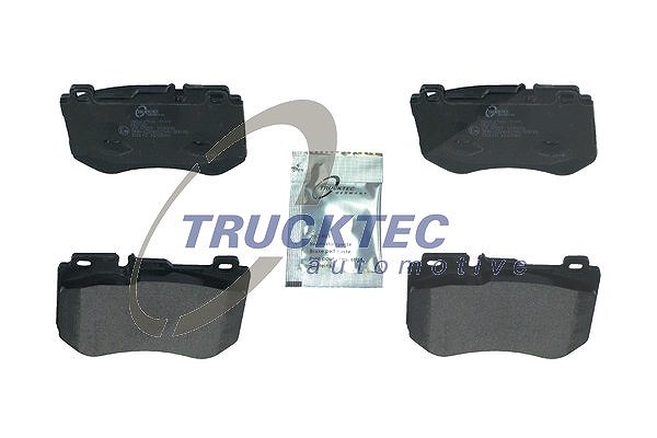 Trucktec Automotive Bremsbelagsatz, Scheibenbremse [Hersteller-Nr. 02.35.520] für Mercedes-Benz