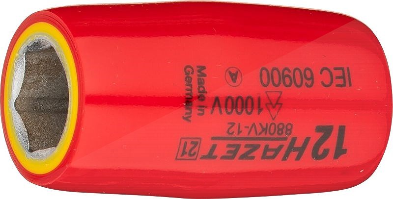 Hazet Steckschlüsseleinsatz - 3/8 - Sechskant-Tractionsprofil - 12mm [Hersteller-Nr. 880KV-12]