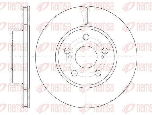 Kawe 1x Bremsscheibe [Hersteller-Nr. 6125010] für Toyota