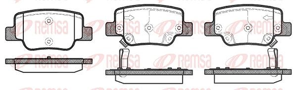 Kawe Bremsbelagsatz, Scheibenbremse [Hersteller-Nr. 145202] für Toyota