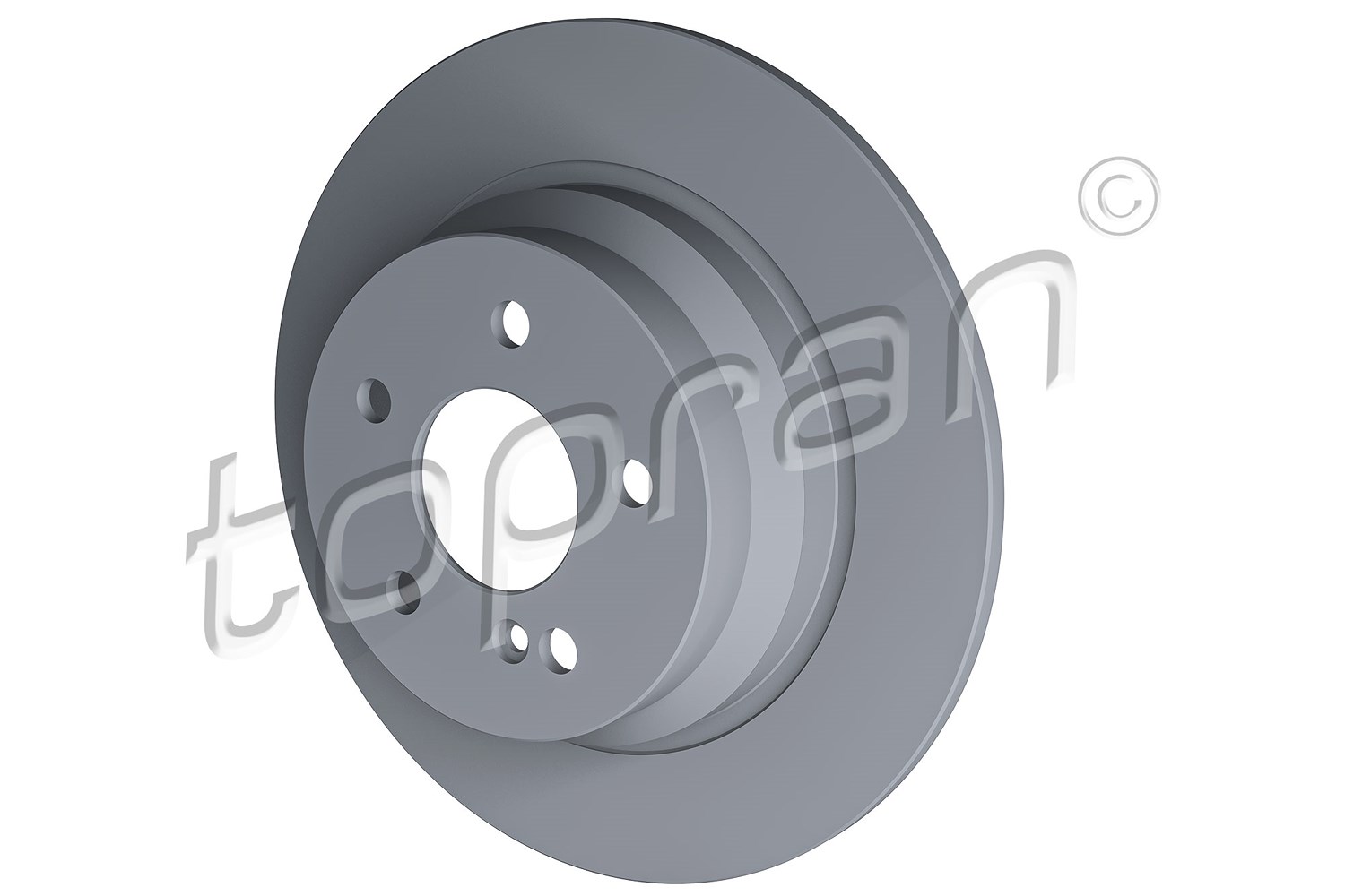 Topran Bremsscheibe Hinterachse Voll [Hersteller-Nr. 401054] für Mercedes-Benz