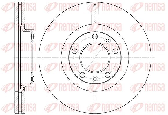 Kawe 1x Bremsscheibe [Hersteller-Nr. 669310] für Peugeot